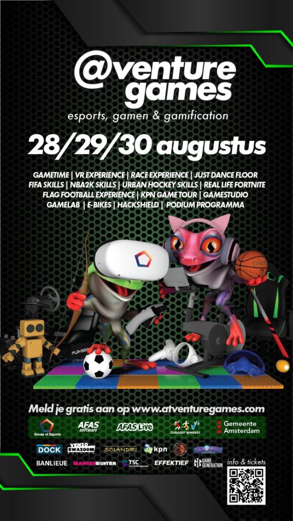 Flyer game esports evenement