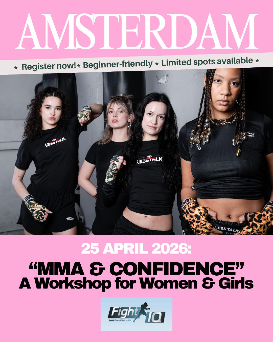 MMA & Confidence, a workshop for women & girls – Fight IQ Amsterdam