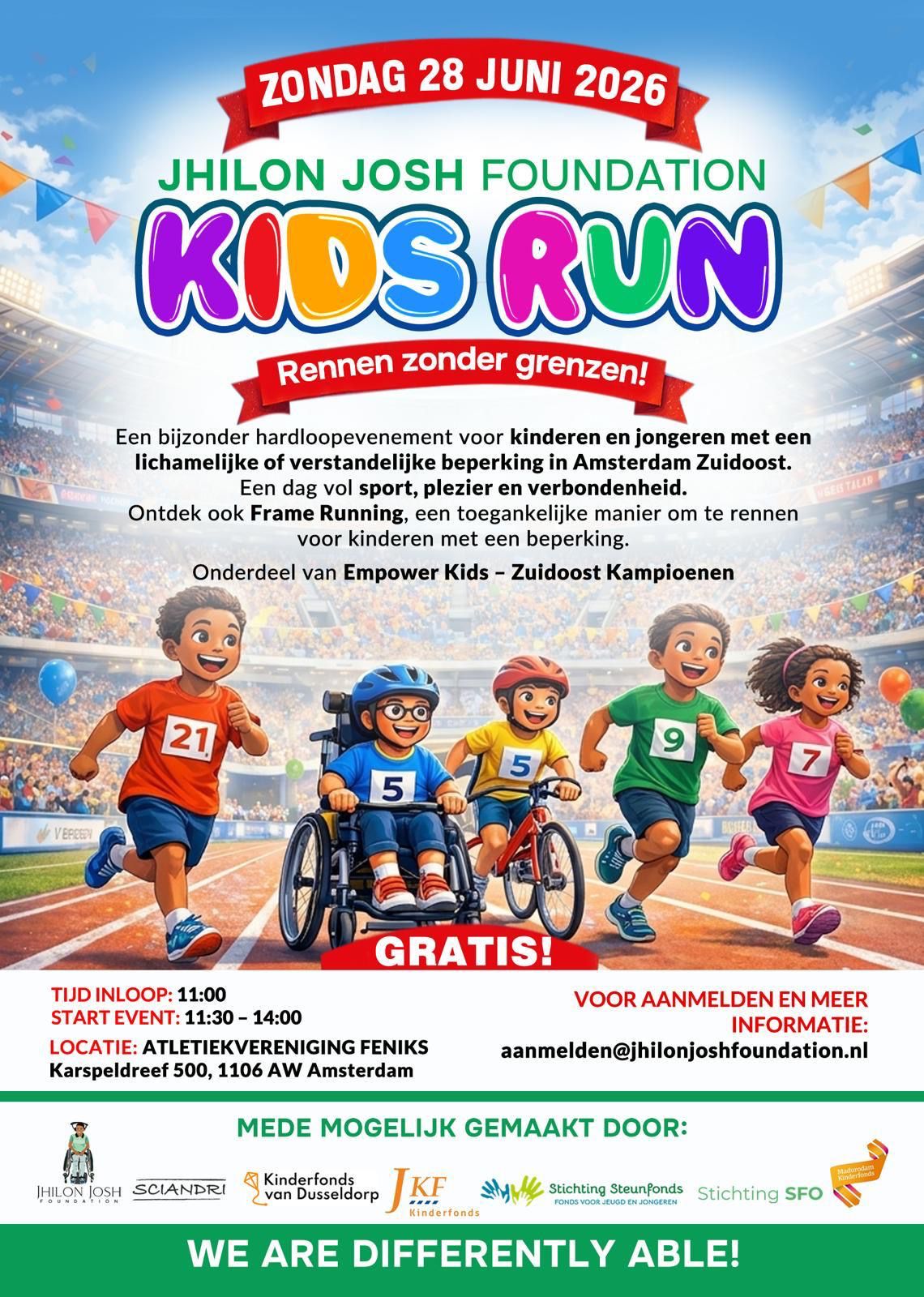 KIDS RUN – Jhilon Josh Foundation