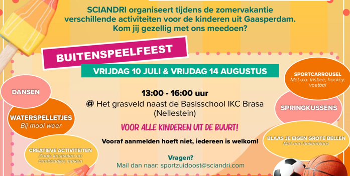 Buitenspeelfeest Sciandri